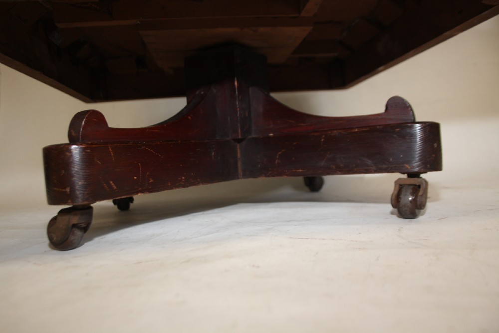 19th century Rosewood revolving bookcase View IX