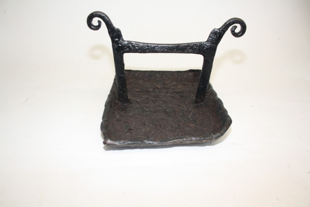 Circa 1780 wrought iron boot scraper