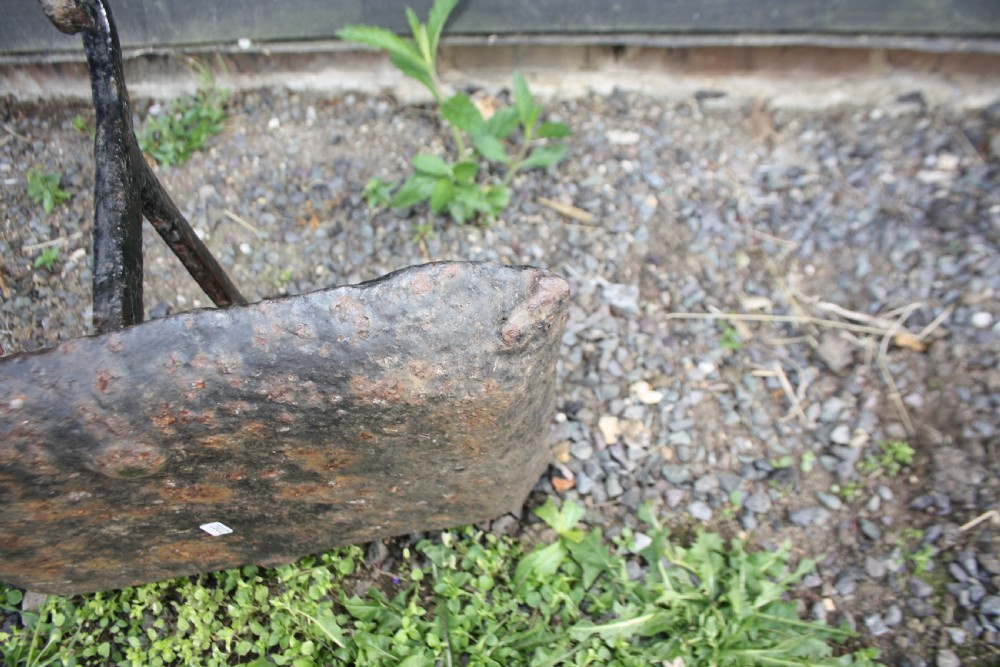 Circa 1780 wrought iron boot scraper View IV