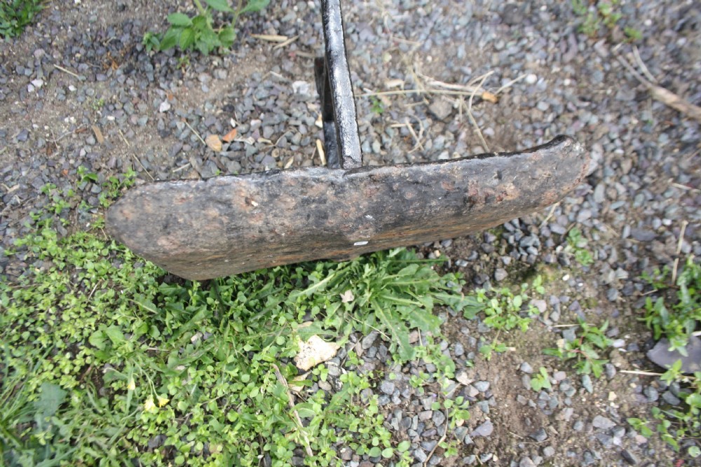 Circa 1780 wrought iron boot scraper View V