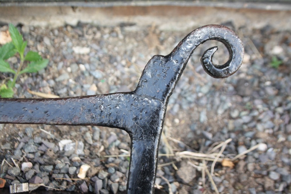 Circa 1780 wrought iron boot scraper View VII