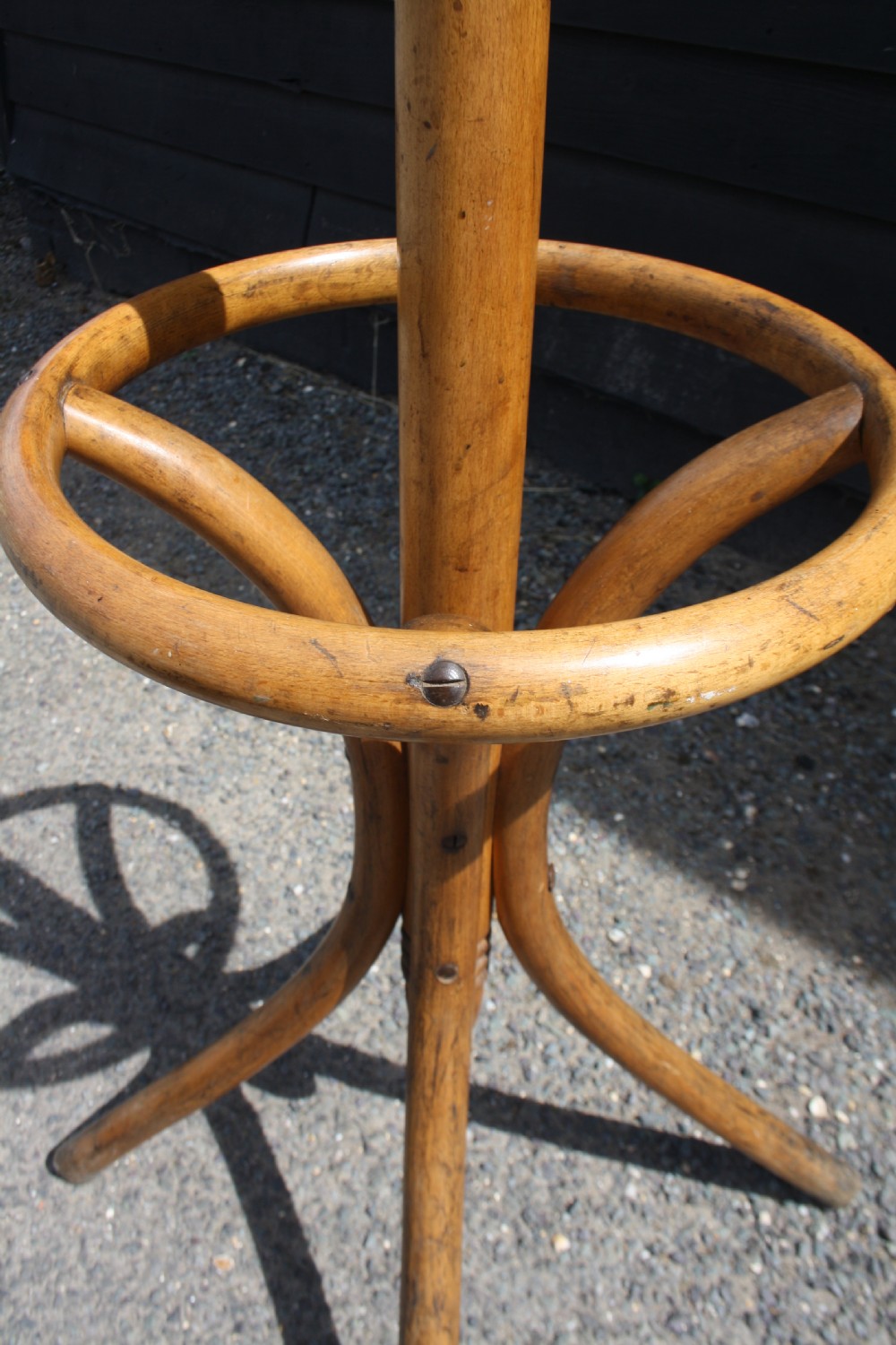 19th-century bentwood hat stand in beechwood View III