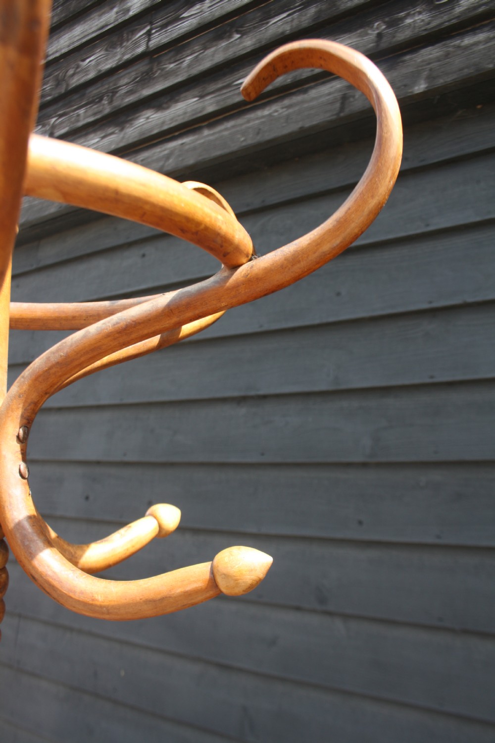 19th-century bentwood hat stand in beechwood View V