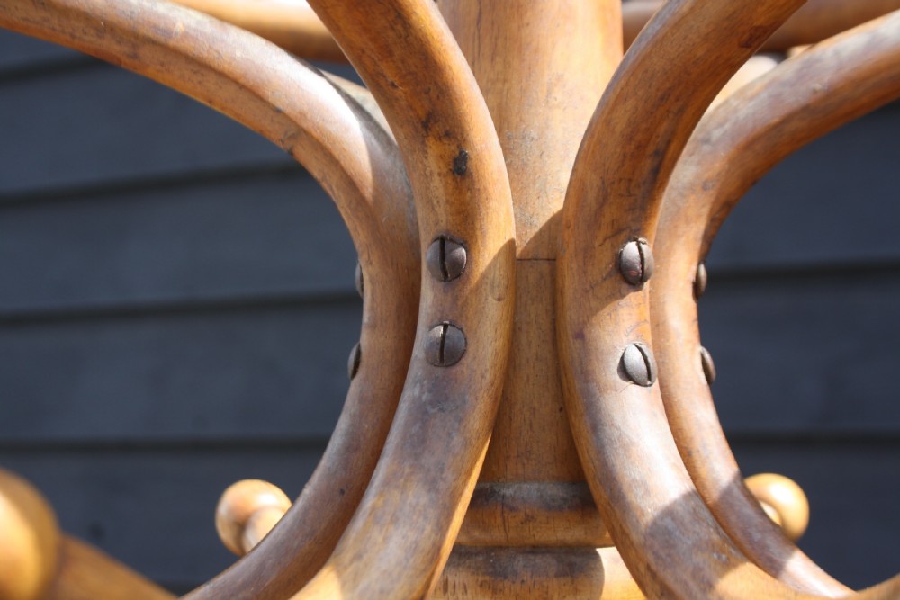 19th-century bentwood hat stand in beechwood View VIII
