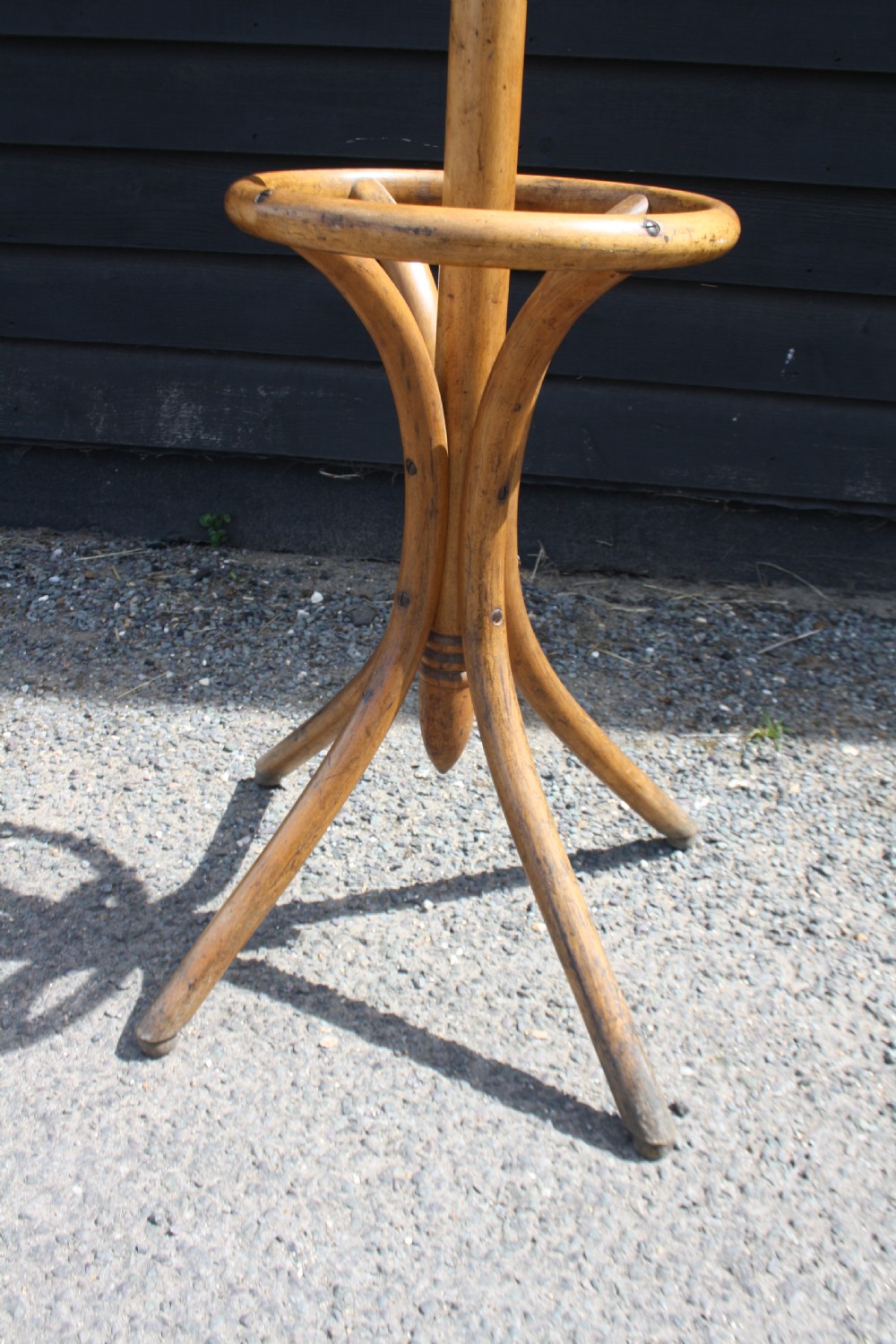 19th-century bentwood hat stand in beechwood View X
