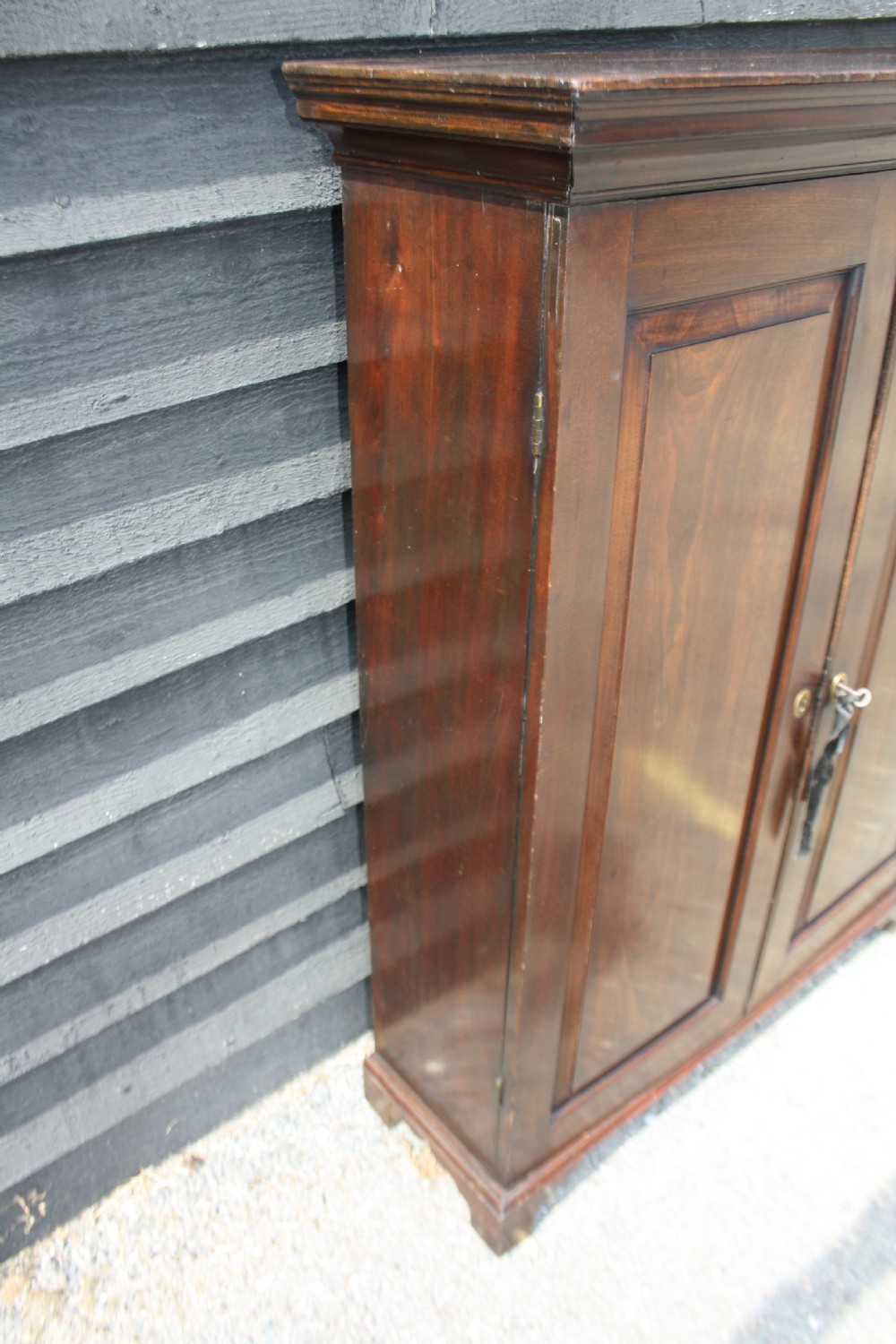 George II mahogany bookcase  View II