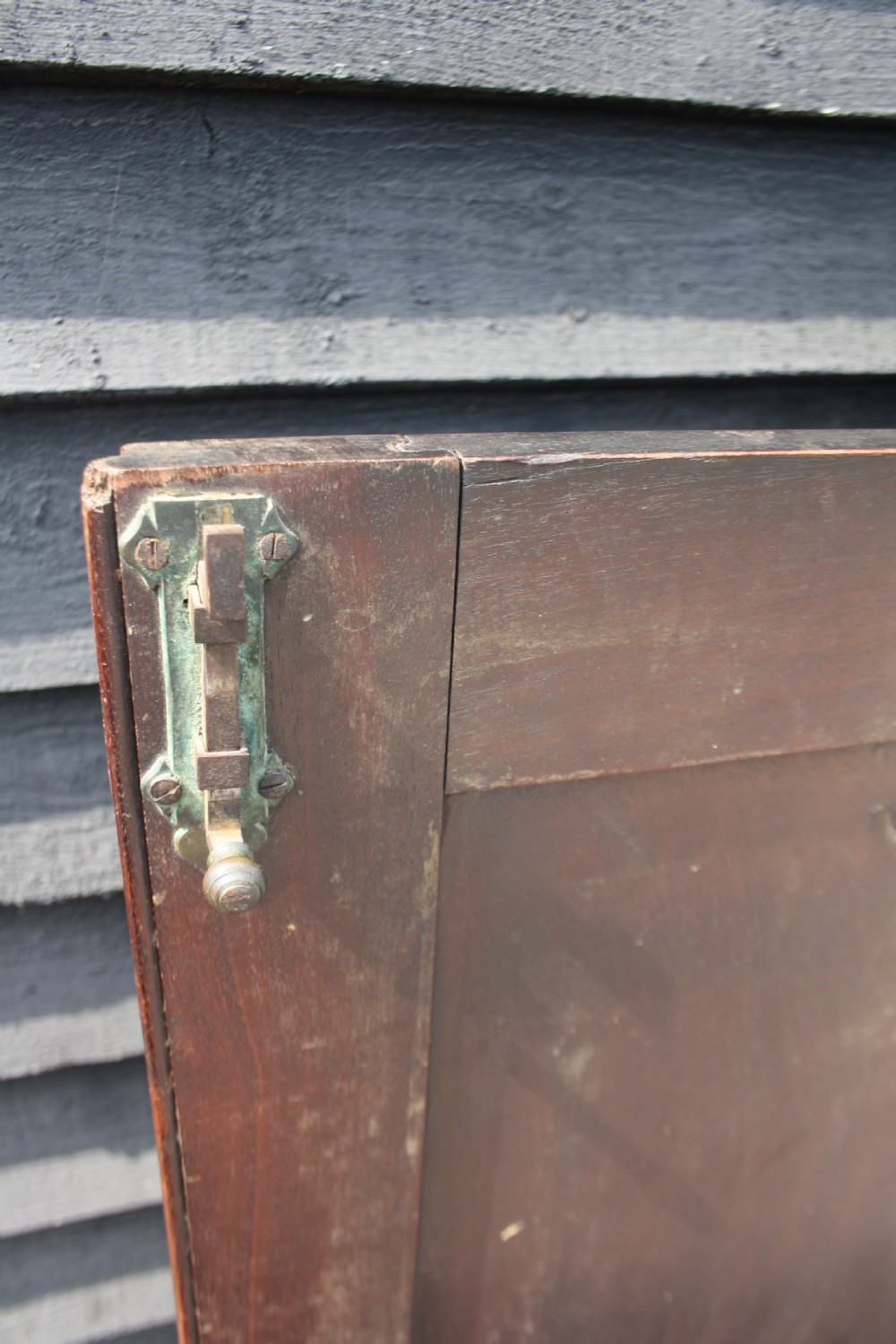 George II mahogany bookcase  View V