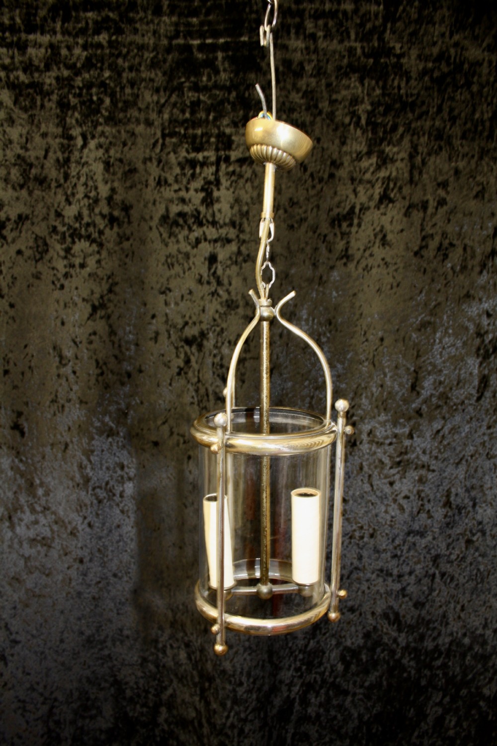 Early 20th century Round hall light