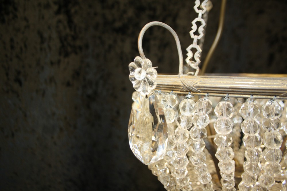 Early 20th century French bag chandelier View VII