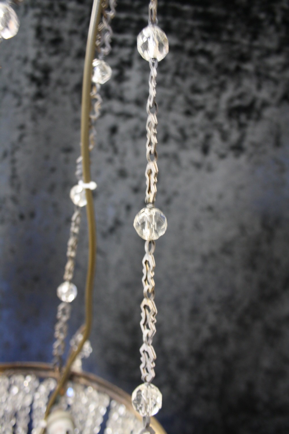 Early 20th century French bag chandelier View IX