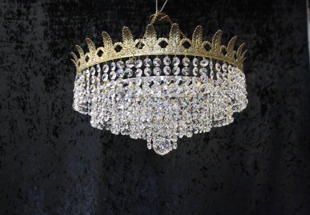Early 20th century Five tier chandelier