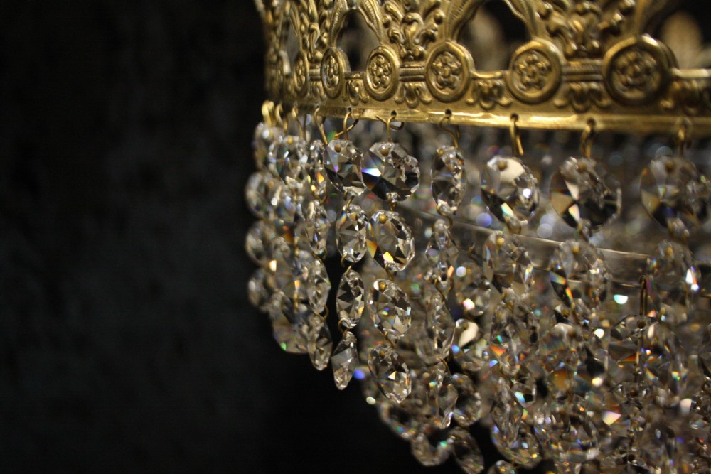 Early 20th century Five tier chandelier View V
