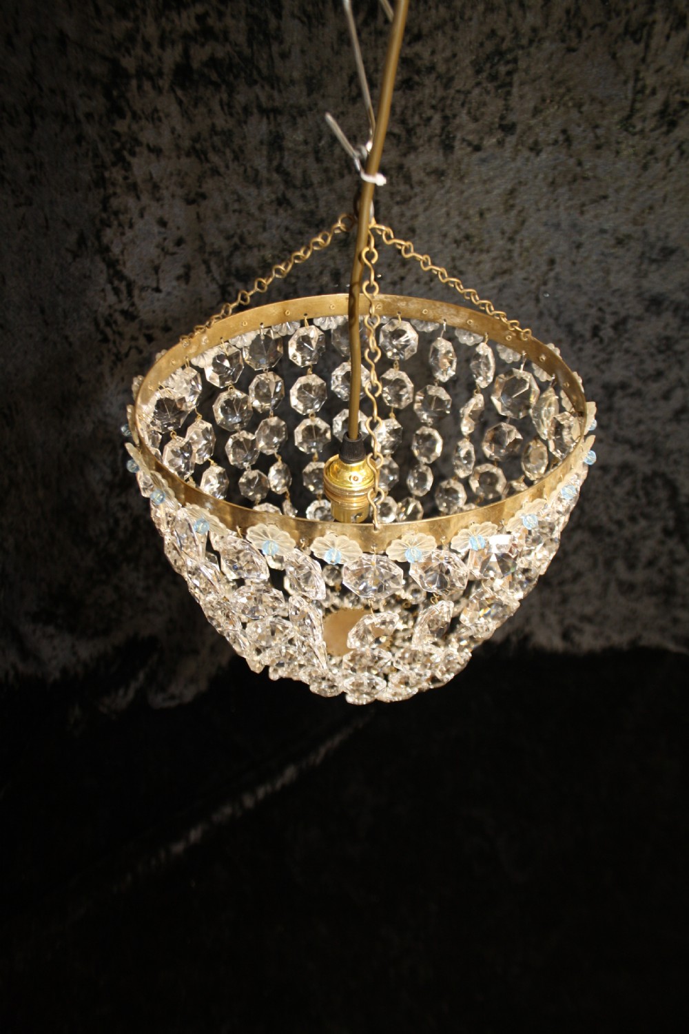 Early 20th century bag chandelier. View II