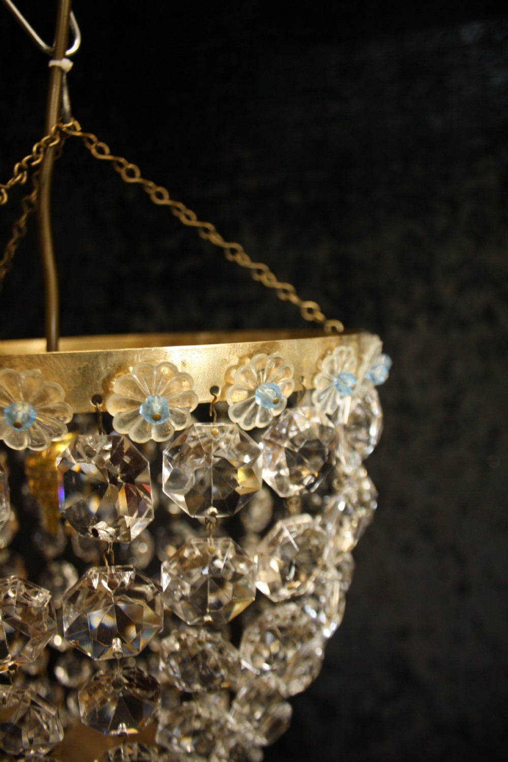 Early 20th century bag chandelier. View III