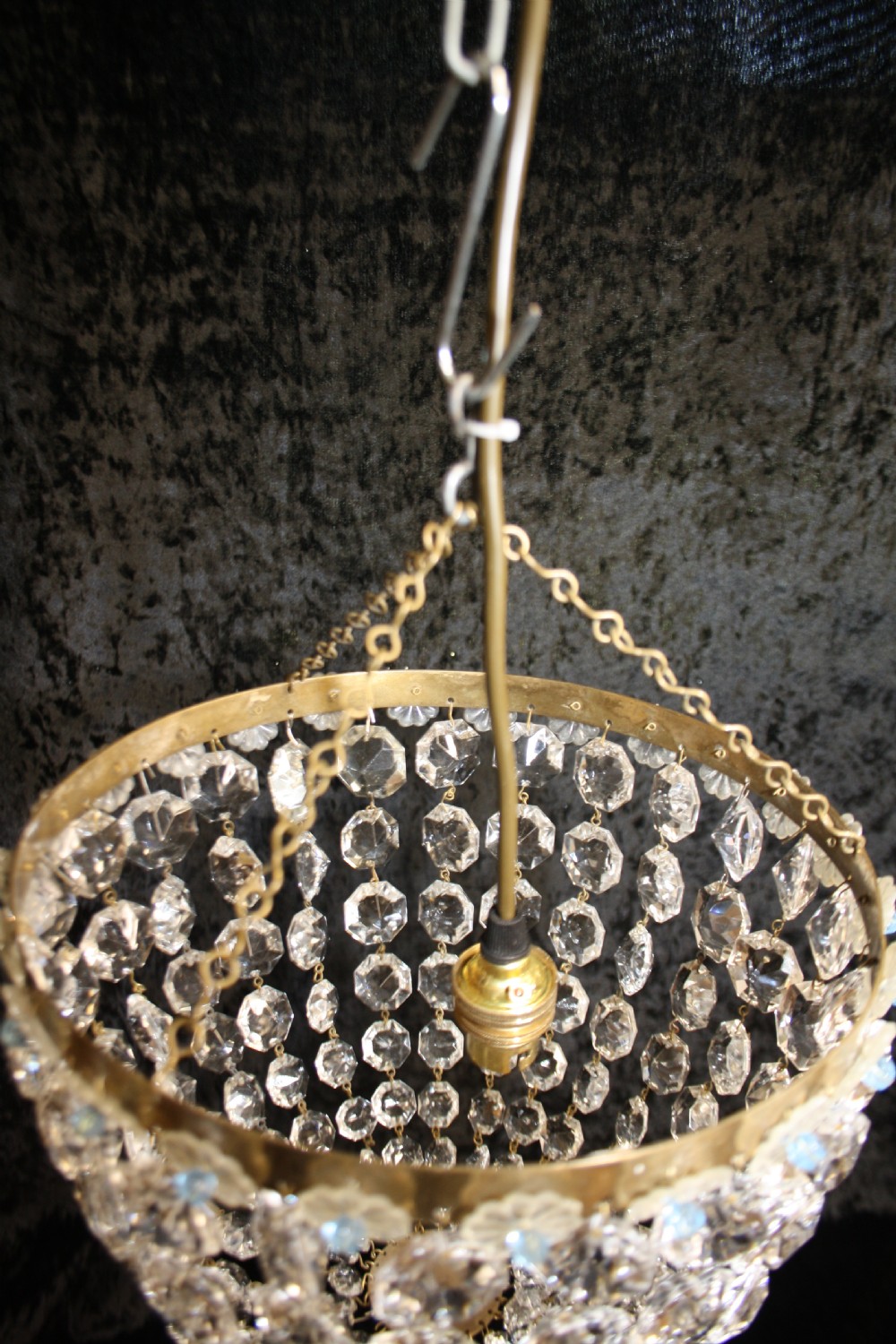 Early 20th century bag chandelier. View VIII