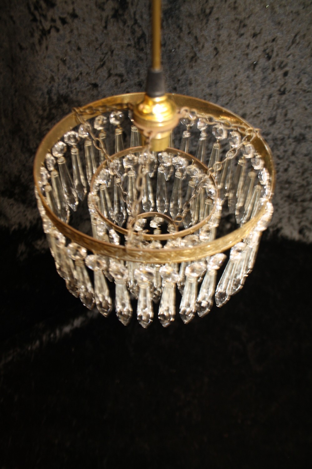 Early 20th century pair of spike chandeliers View IV