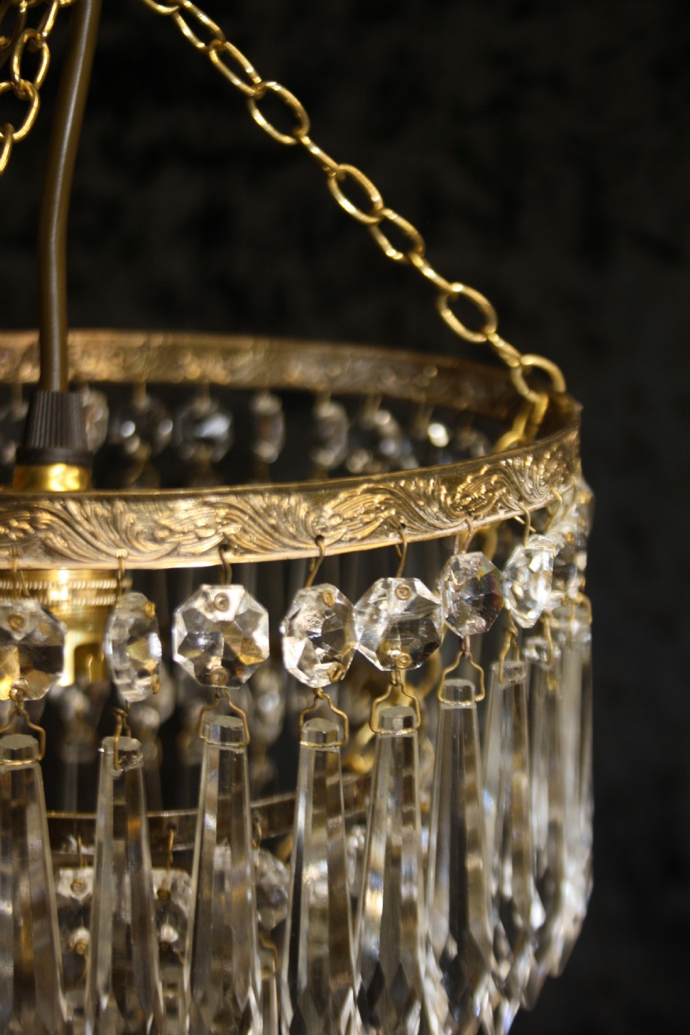 Early 20th century spike chandelier View IV
