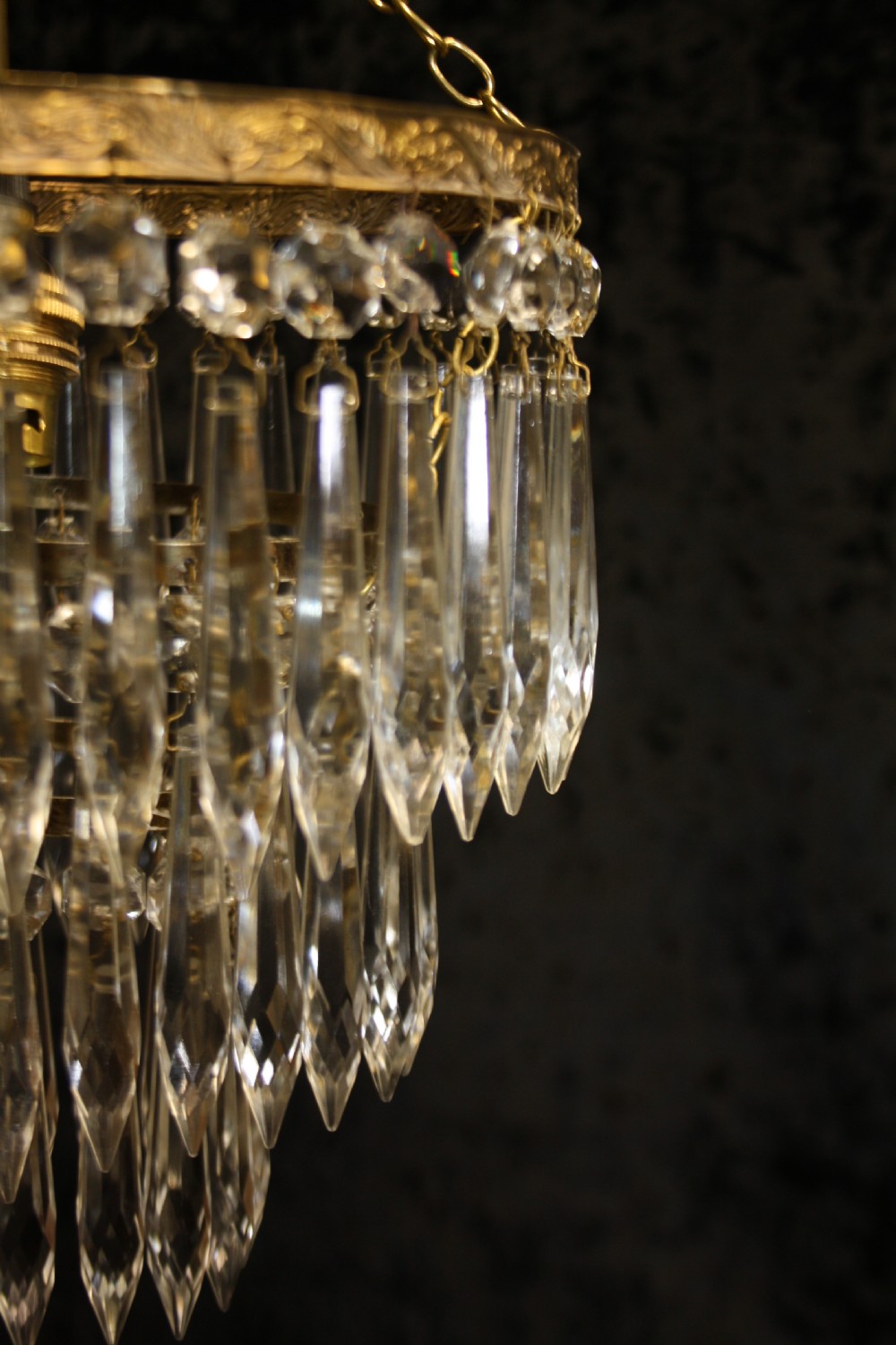 Early 20th century spike chandelier View V