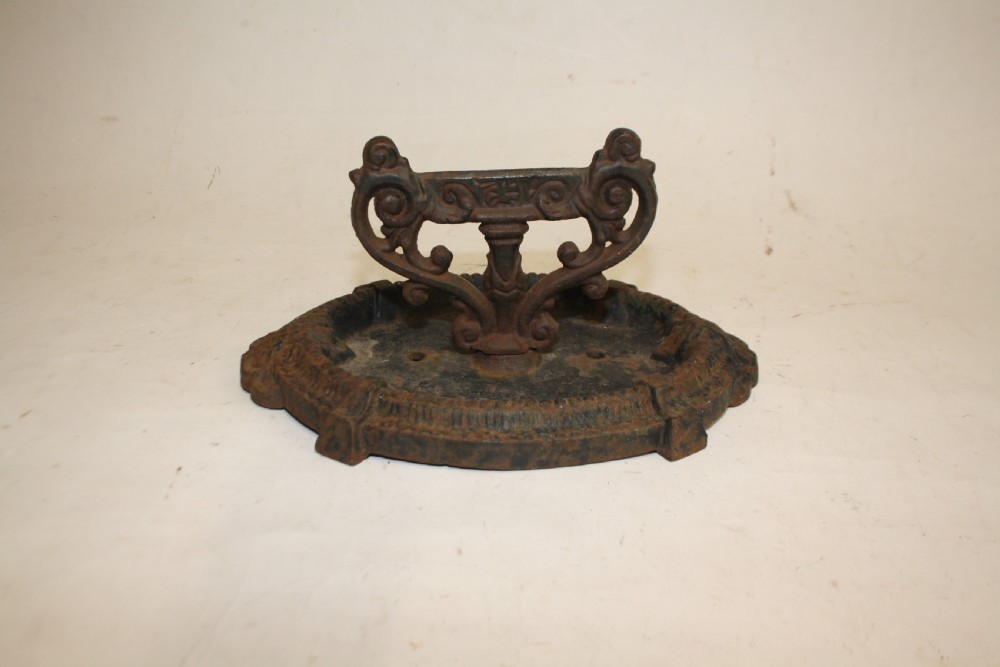 Early 20th century boot scraper View II