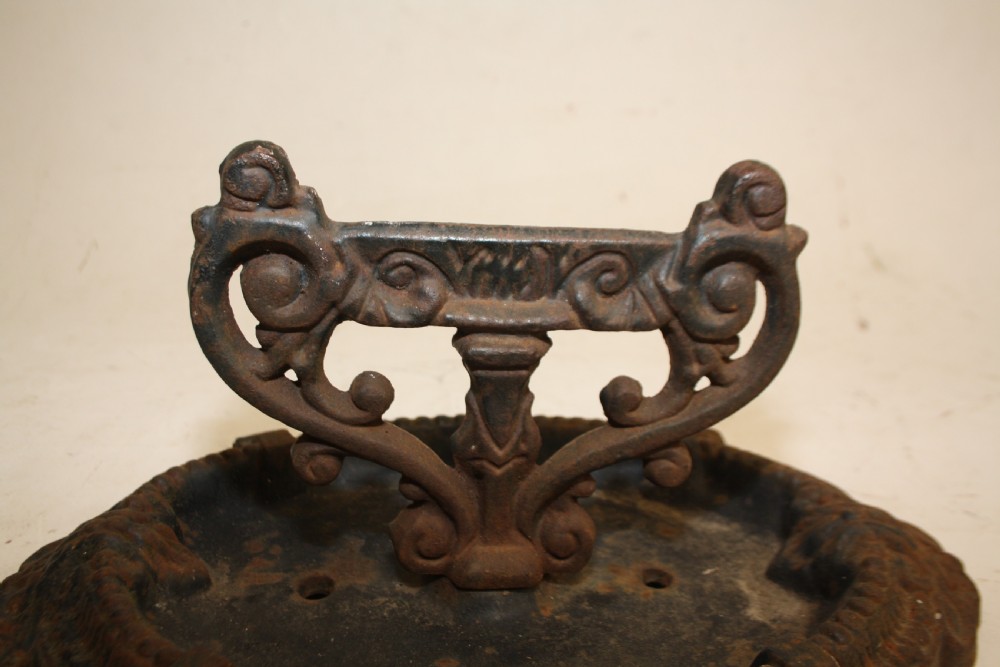 Early 20th century boot scraper View IV
