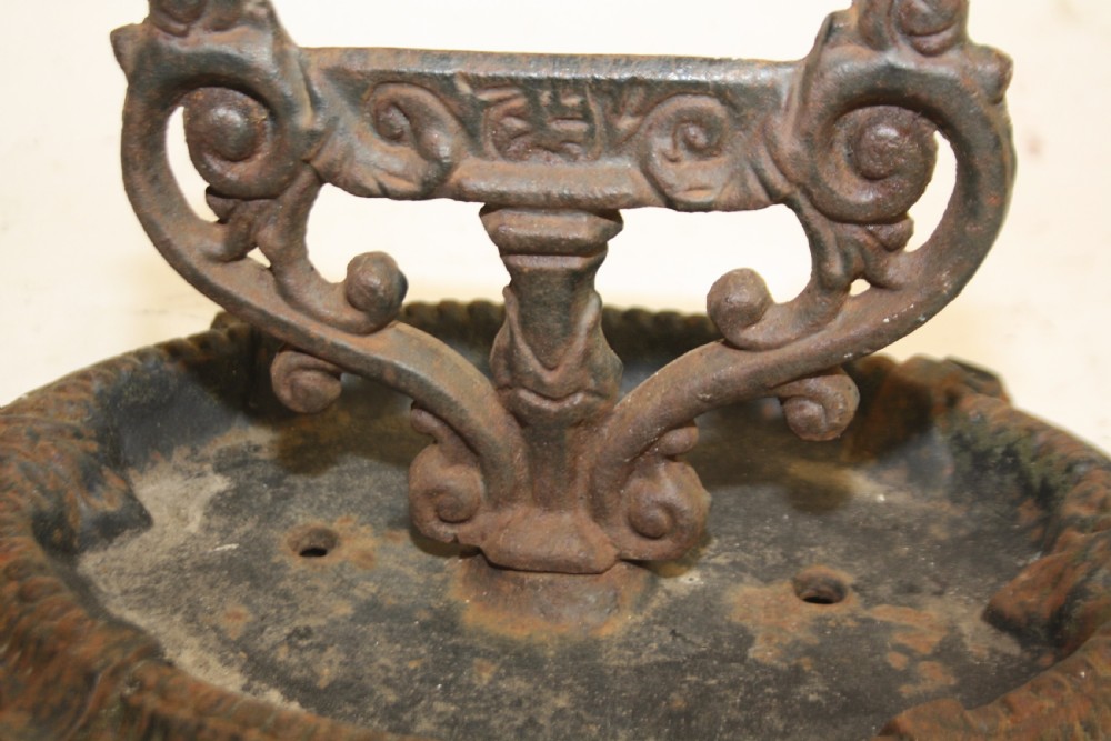 Early 20th century boot scraper View V