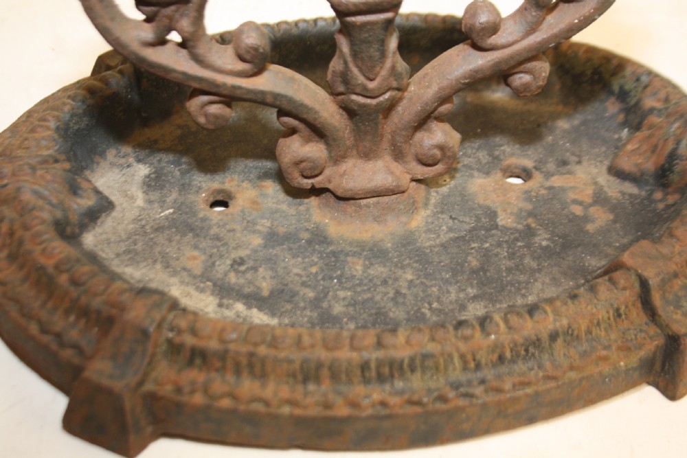 Early 20th century boot scraper View VI