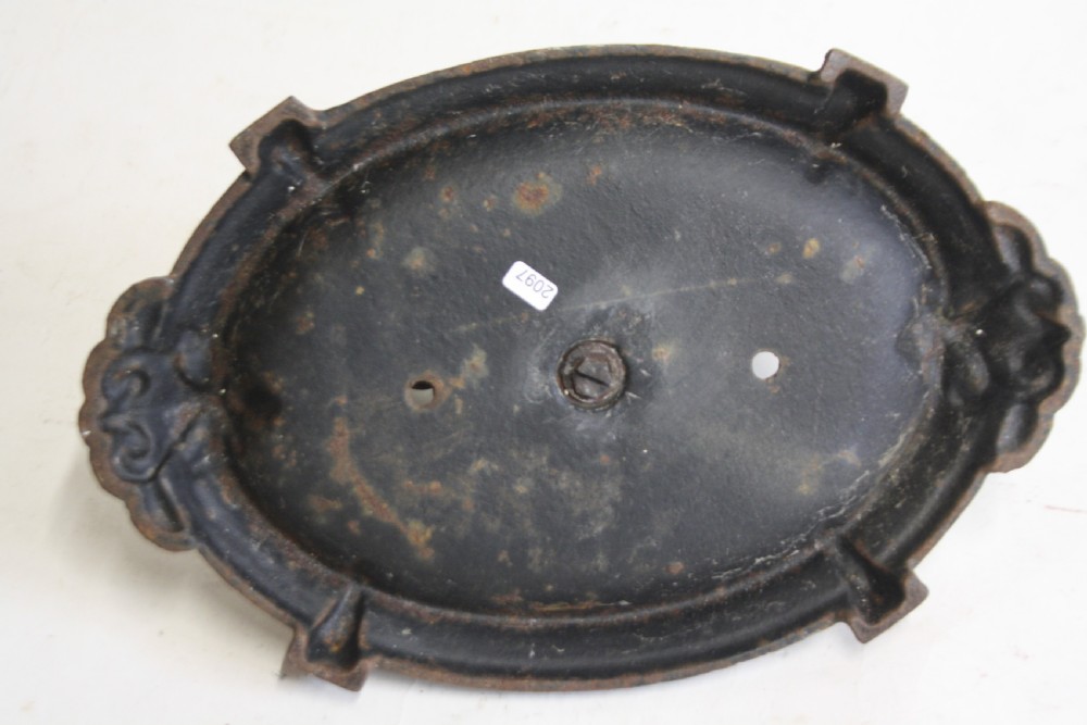 Early 20th century boot scraper View VII