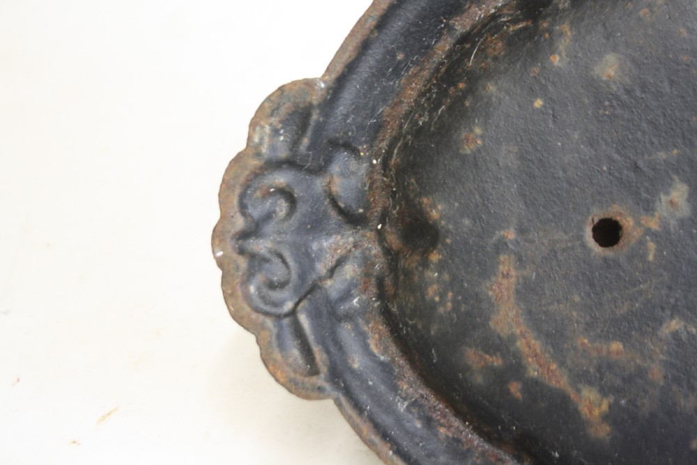 Early 20th century boot scraper View VIII