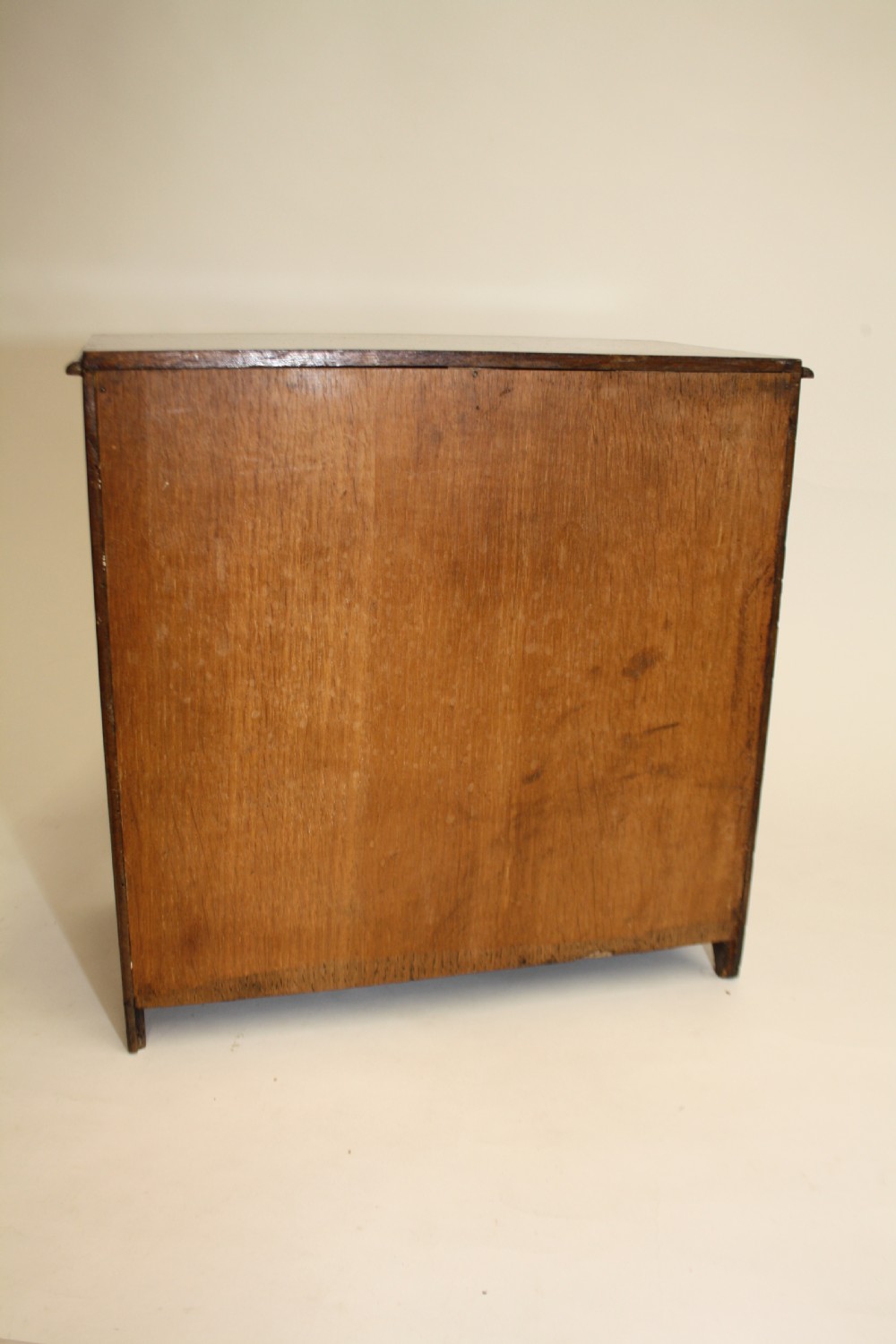 Late 19th century bow front miniature chest of drawers View V