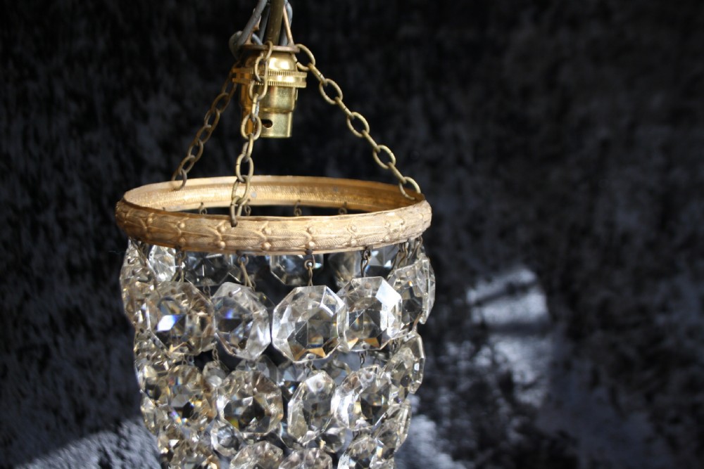 Early 20th century small bag chandelier View VIII