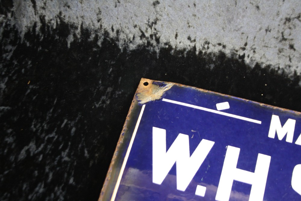 Steel enamel sign Whitchurch View V