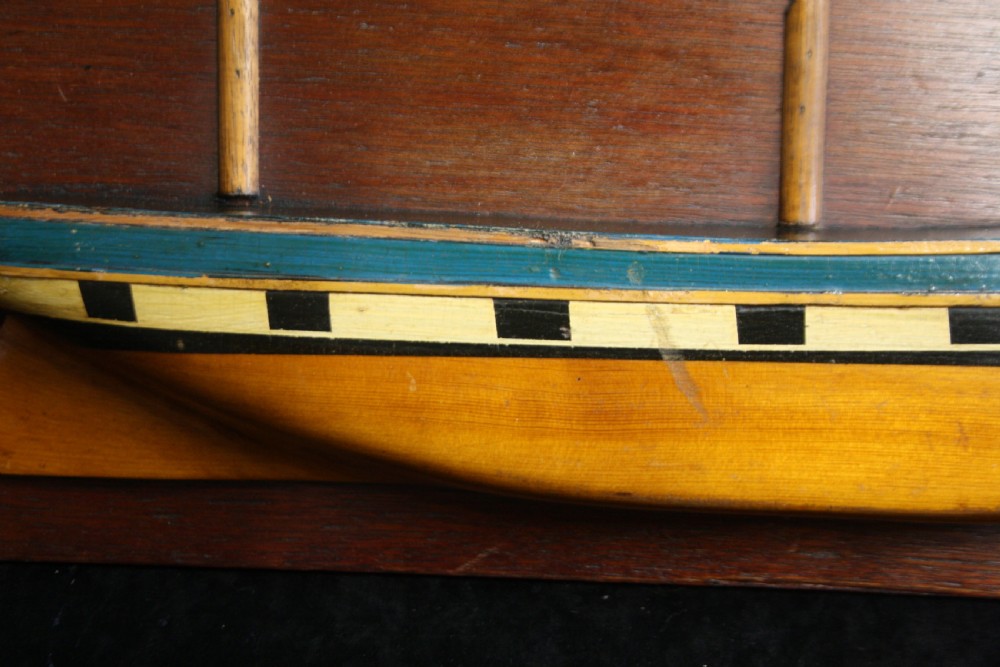 First half of the 20th century Commemorative haif hull boat View III
