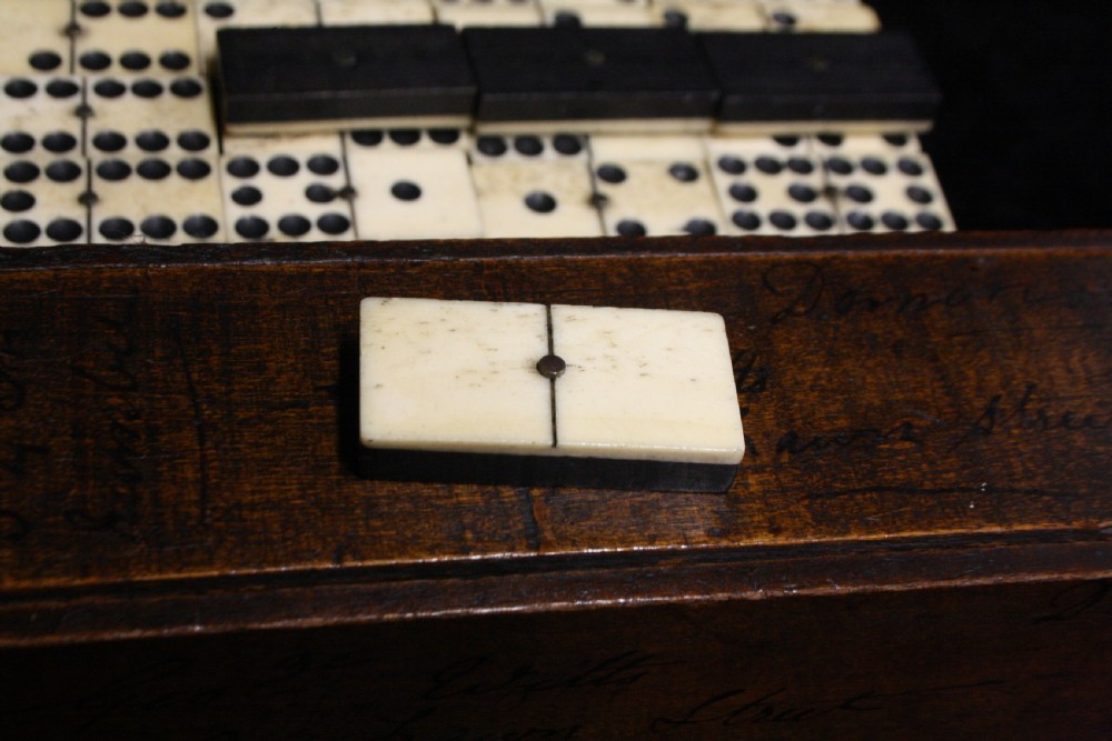 First half of the 20th century dominoes set View IX