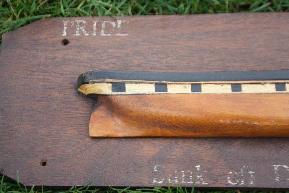 First half of the 20th century half hull boat wall hanging View II