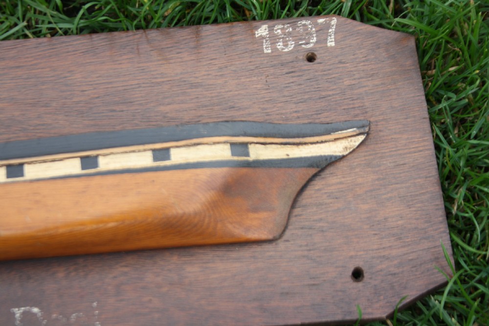 First half of the 20th century half hull boat wall hanging View III