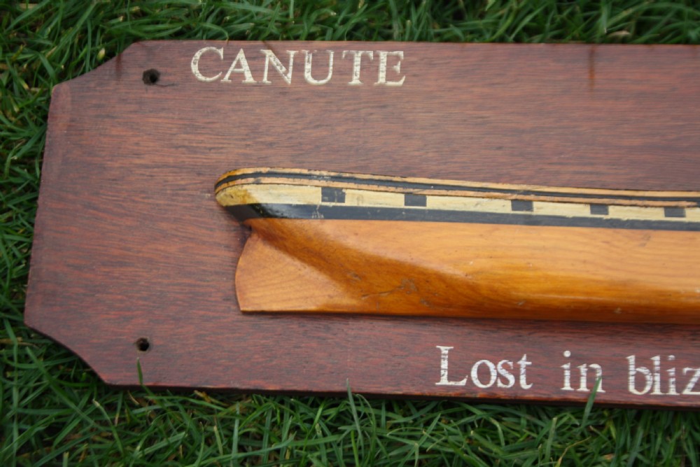 First half of the 20th century half hull boat wall hanging View II