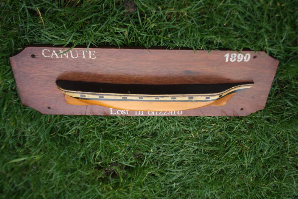 First half of the 20th century half hull boat wall hanging View IV