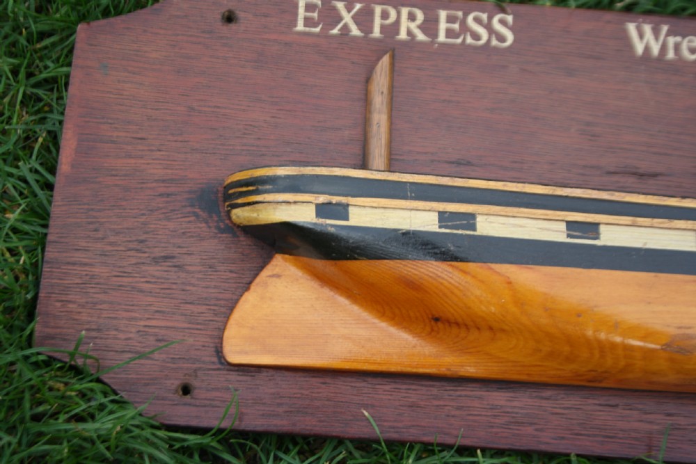 First half of the 20th century half hull boat wall hanging View II
