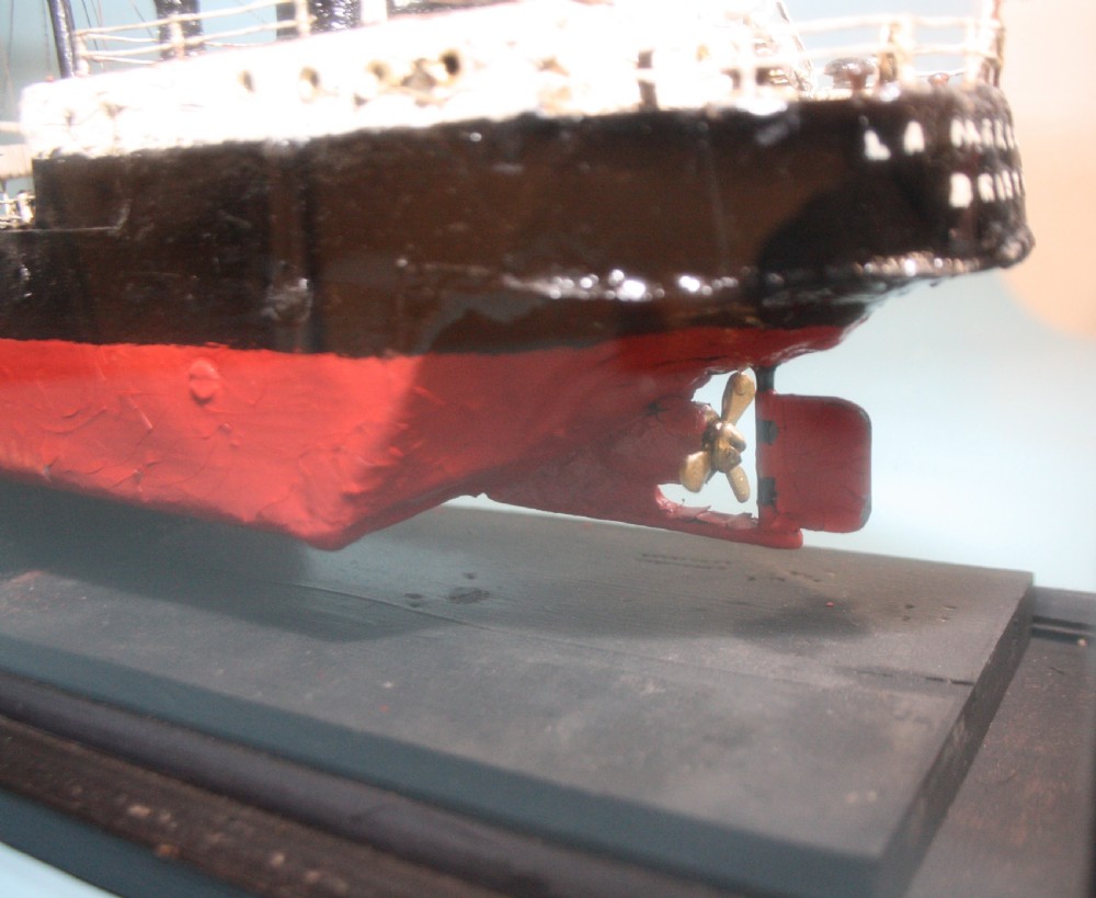 First half of the 20th century Scratch built tanker View IX