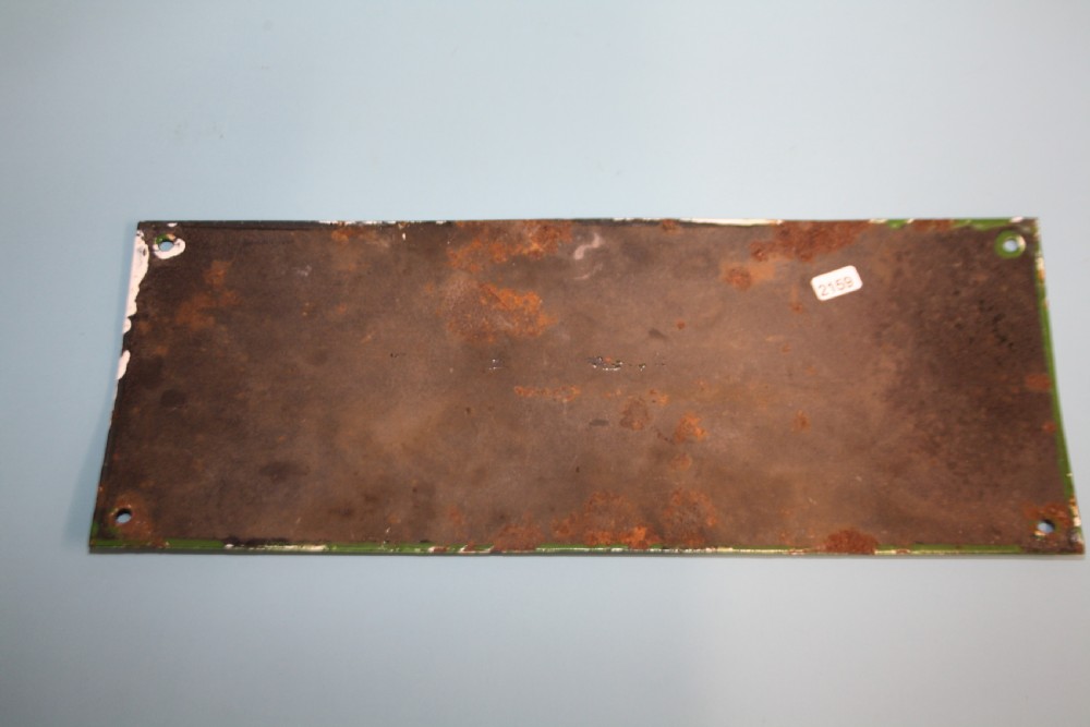 Early 20th century enamel sign of an arrow View II