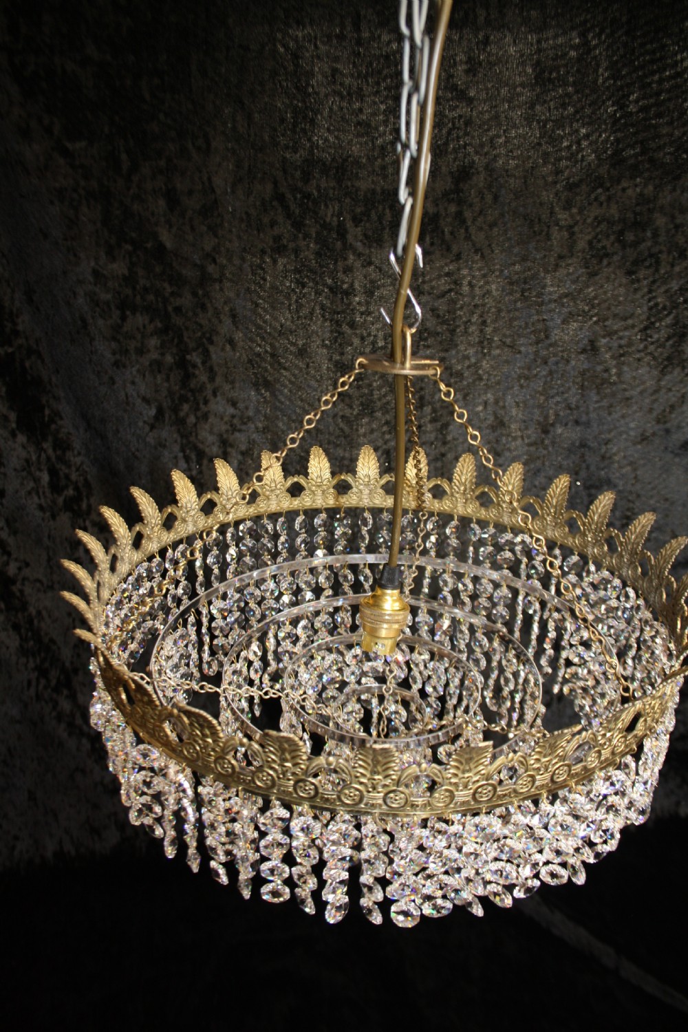 Early 20th century Five tier chandelier View X