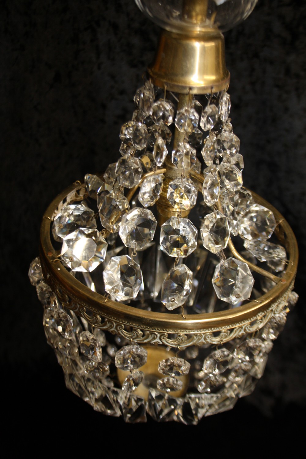 Early 20th century small bag chandelier  View VI