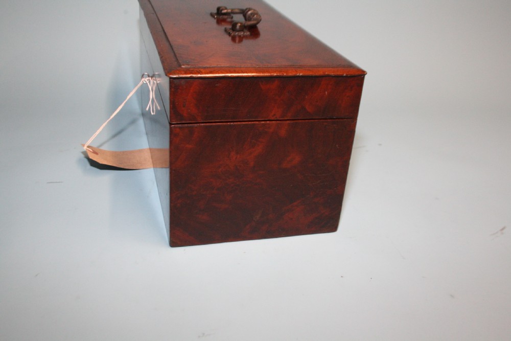 
Late 19th century flame mahogany  Jewellery box View IV