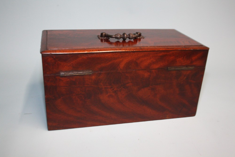 
Late 19th century flame mahogany  Jewellery box View V