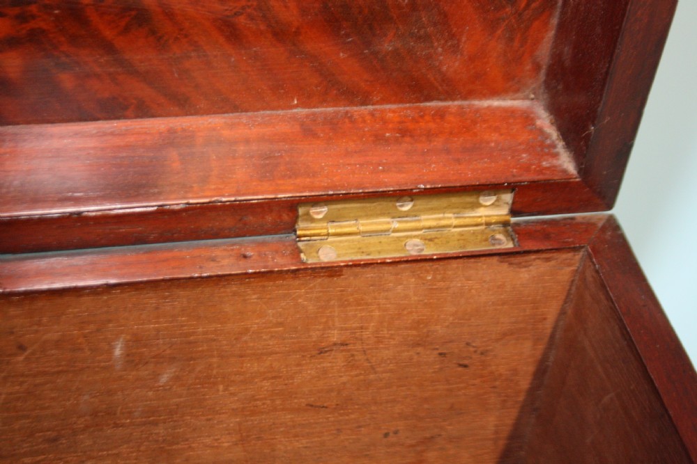 
Late 19th century flame mahogany  Jewellery box View VI