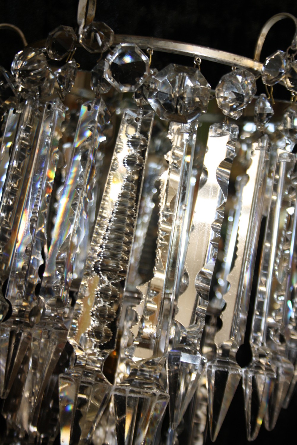 Pair of large spike wall lights View III