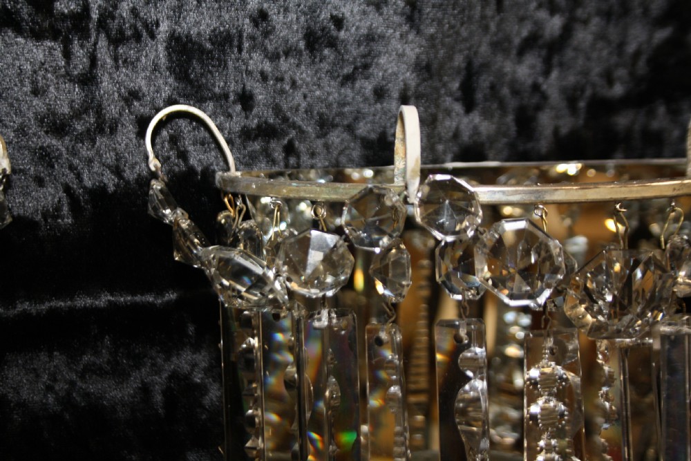 Pair of large spike wall lights View IV