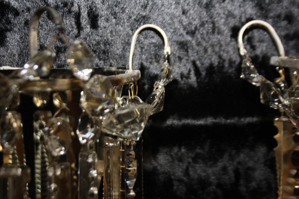 Pair of large spike wall lights View V
