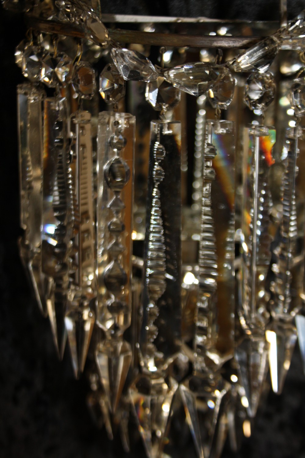 Pair of large spike wall lights View VII
