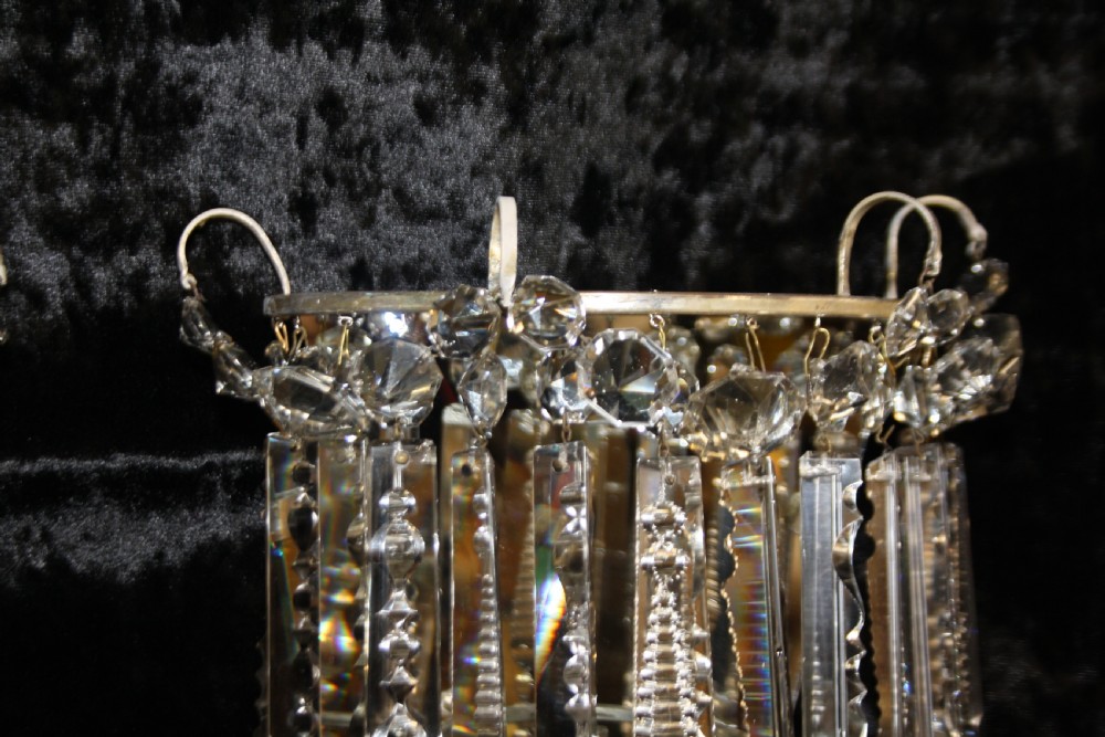 Pair of large spike wall lights View X